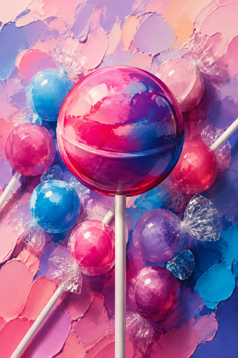 Charms Blow Pop Candy Pop Wall Art