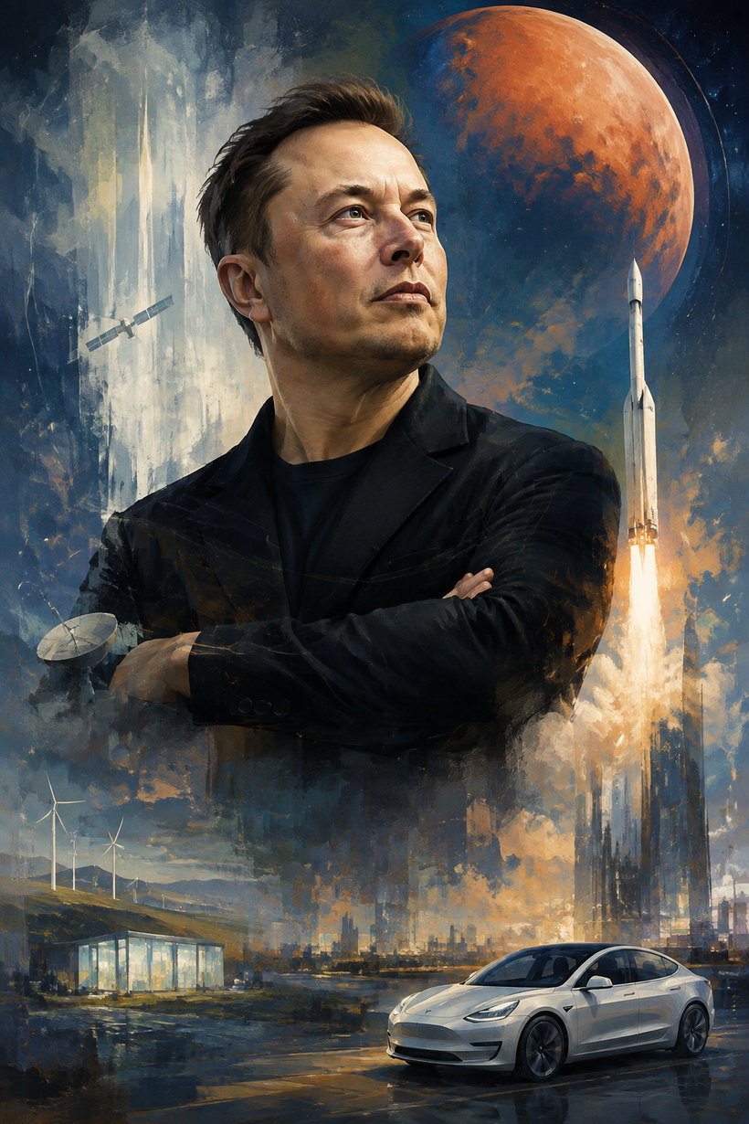 Elon Musk Wall Art