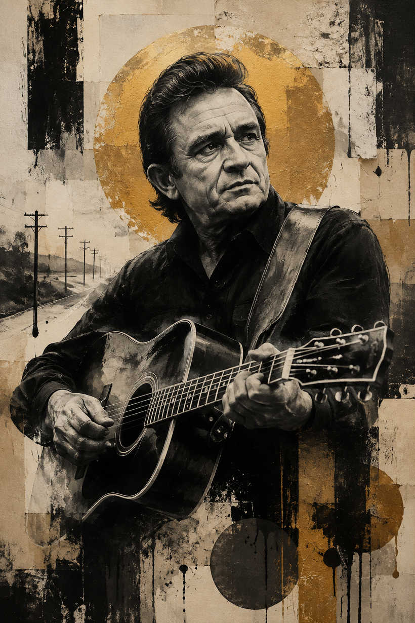 Johnny Cash Wall Art