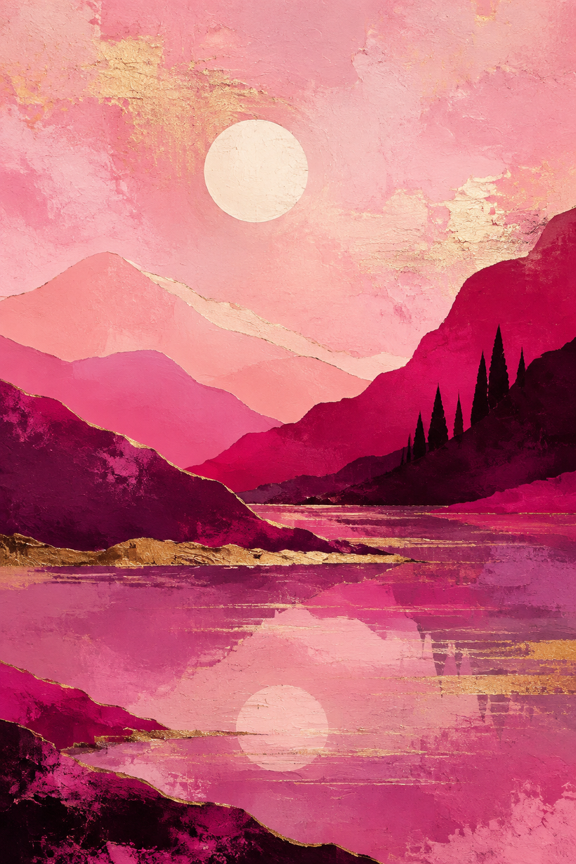 Magenta Wall Art