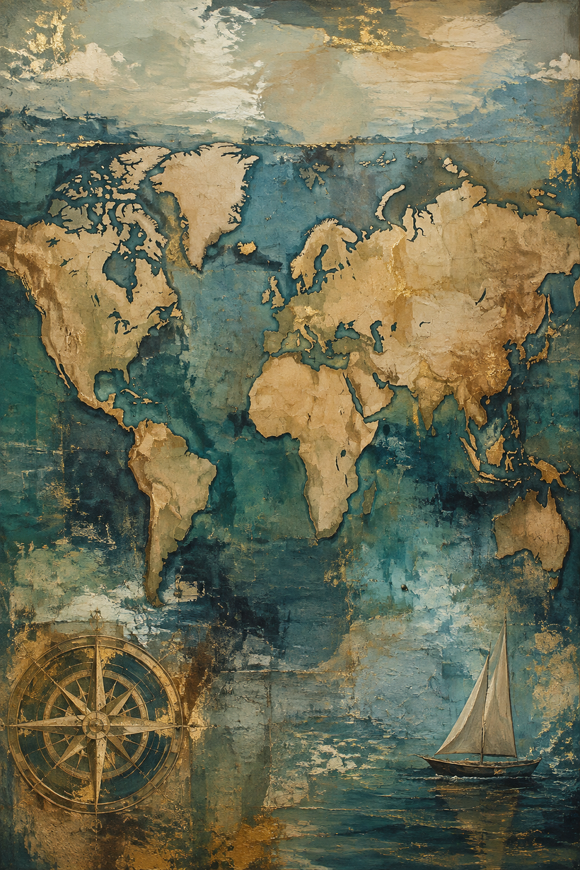 Map Wall Art