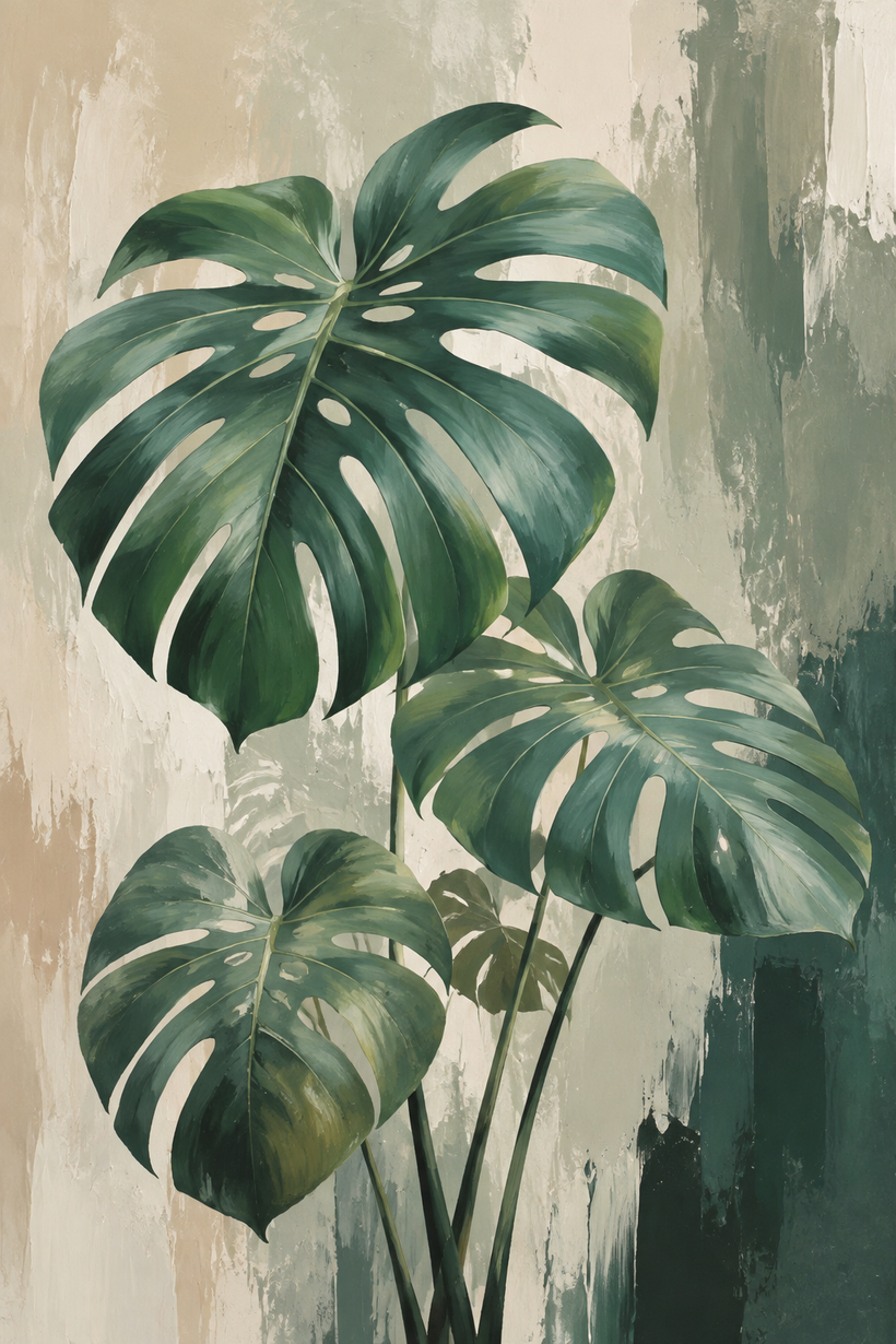 Monstera Plant Wall Art