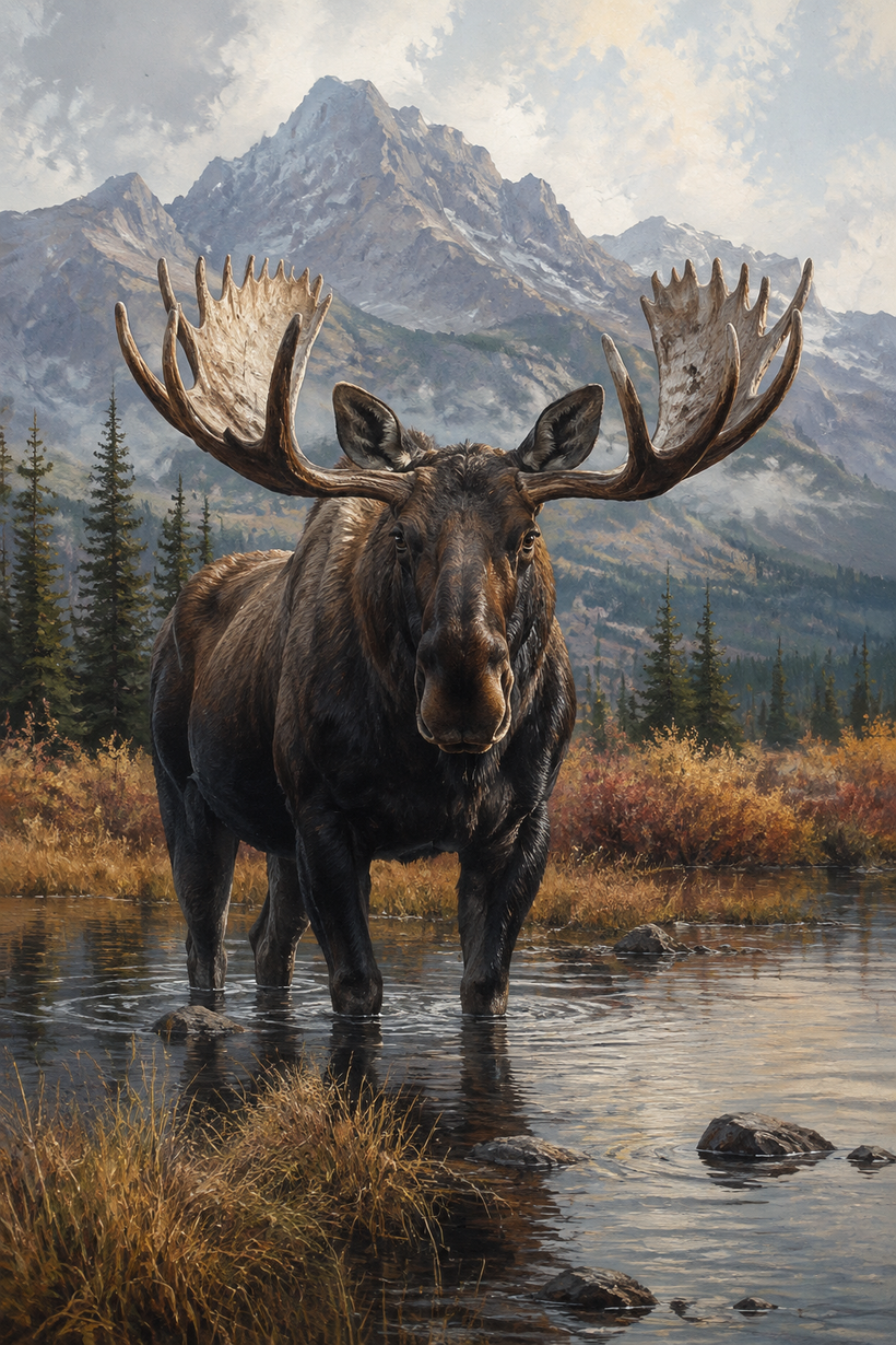 Moose Wall Art