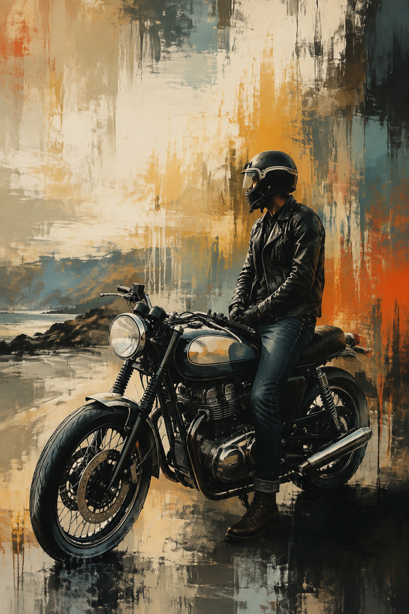 Motor Cycle Wall Art