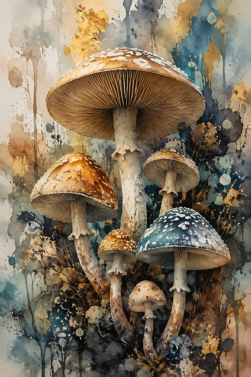 Mushrooms Wall Art