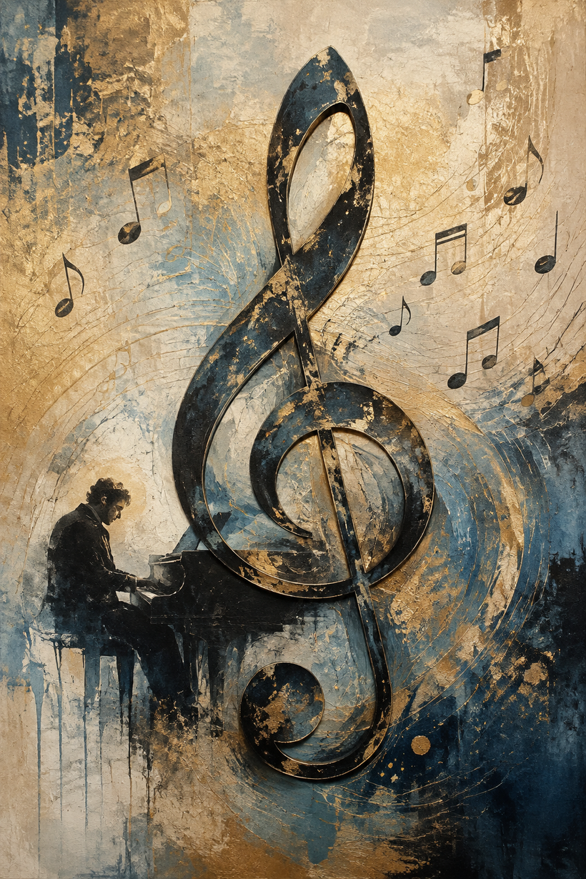 Musical Notes Wall Art