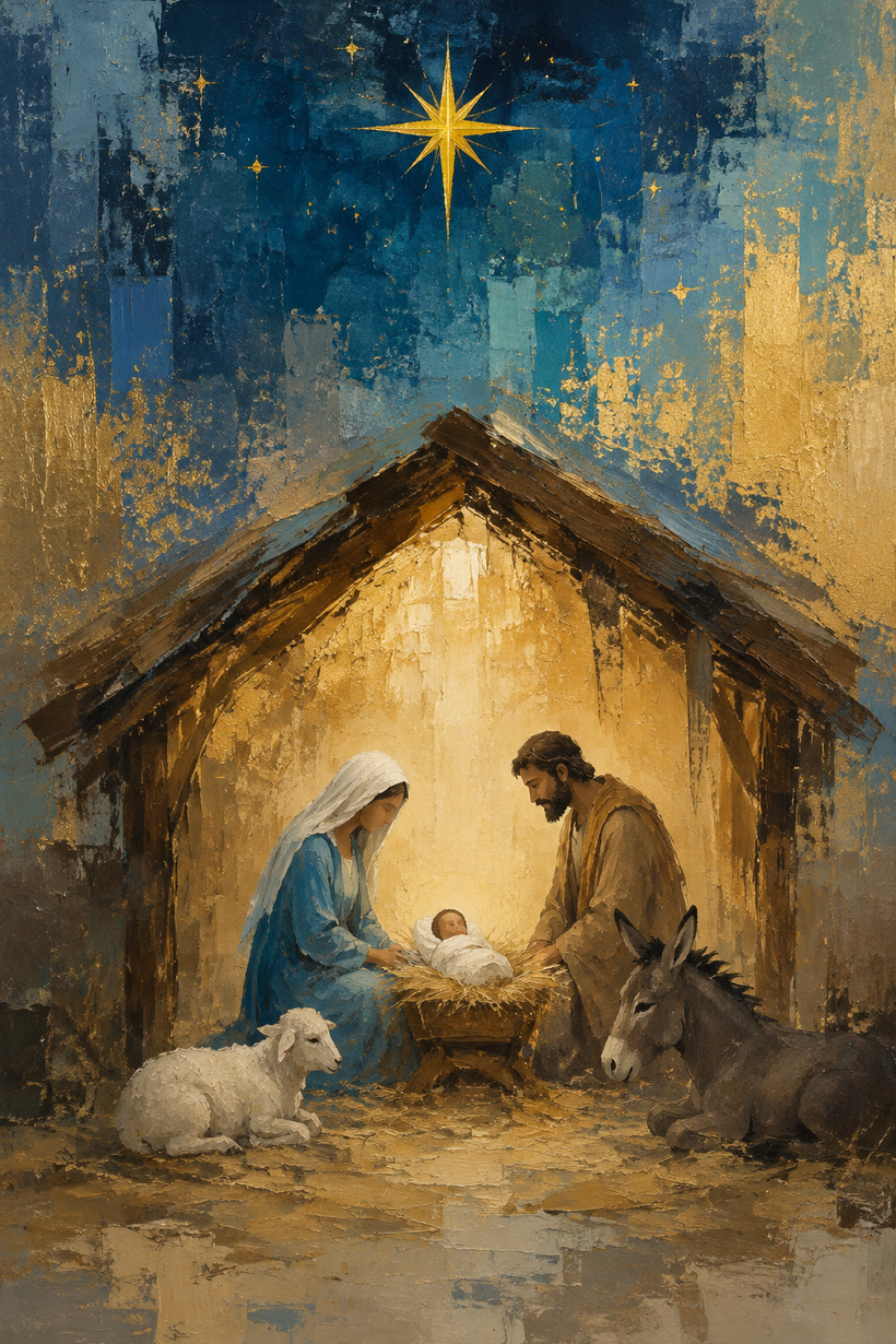 Nativity Scene Wall Art