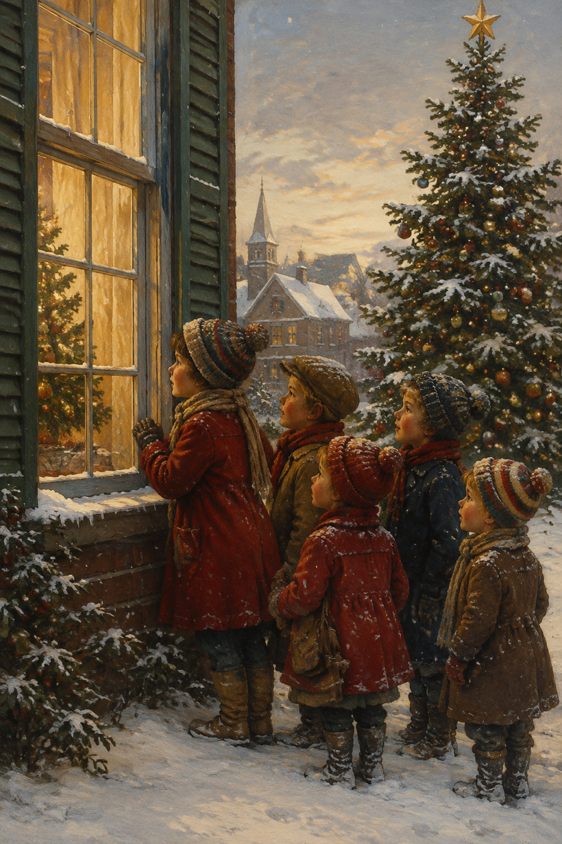 Norman Rockwell Christmas Wall Art