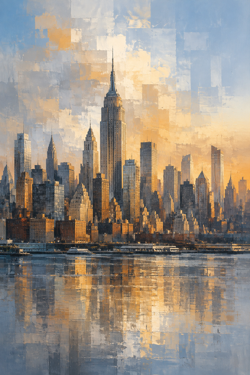 NYC Skyline Wall Art
