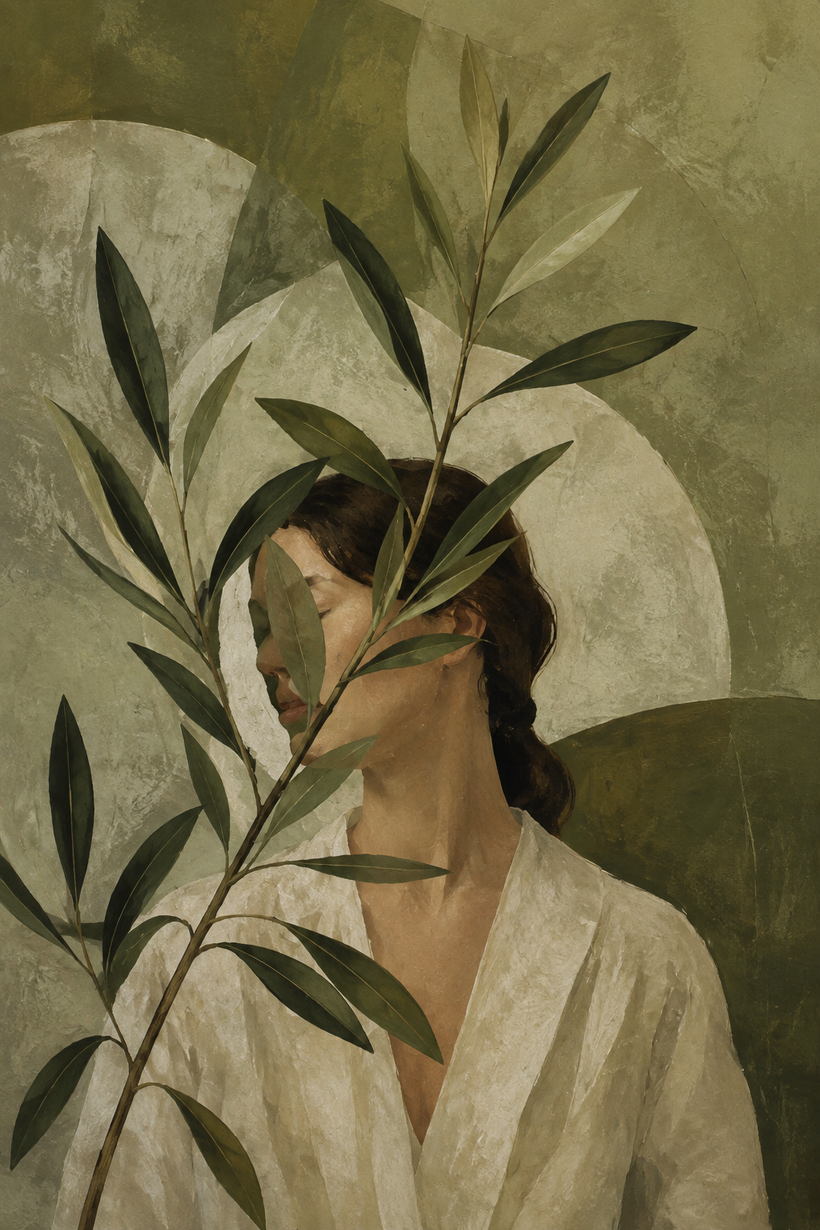 Olive Green Wall Art