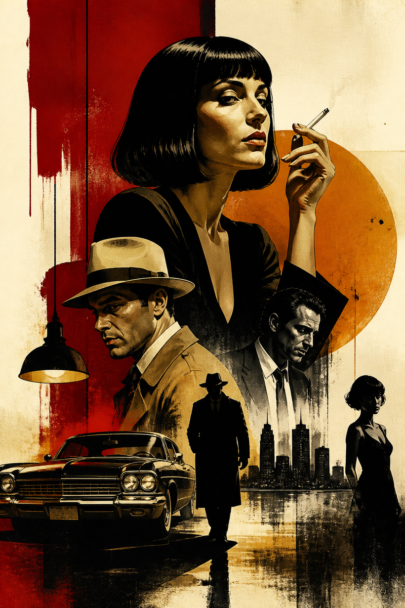 Pulp Fiction Canvas Wall Art