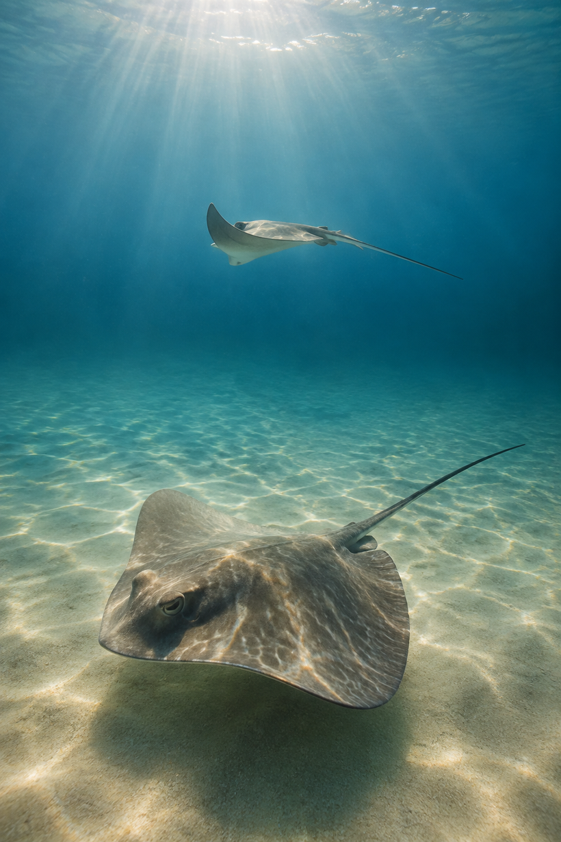 Ray & Stingray Wall Art