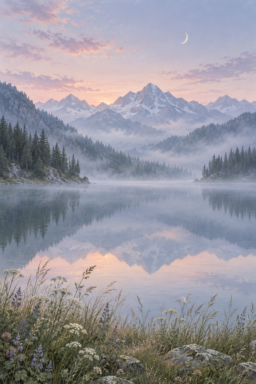 Scenic Nature Bedroom Wall Art