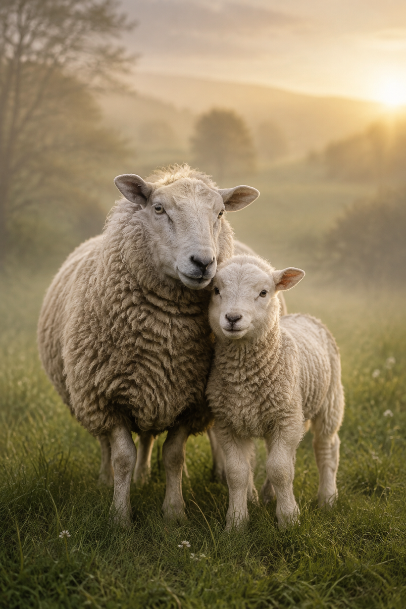 Sheep & Lamb Wall Art