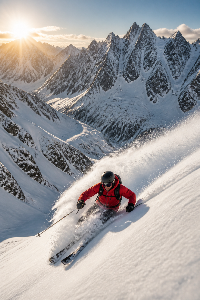 Skiing Wall Art