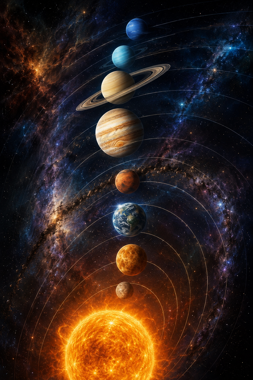 Solar System Wall Art