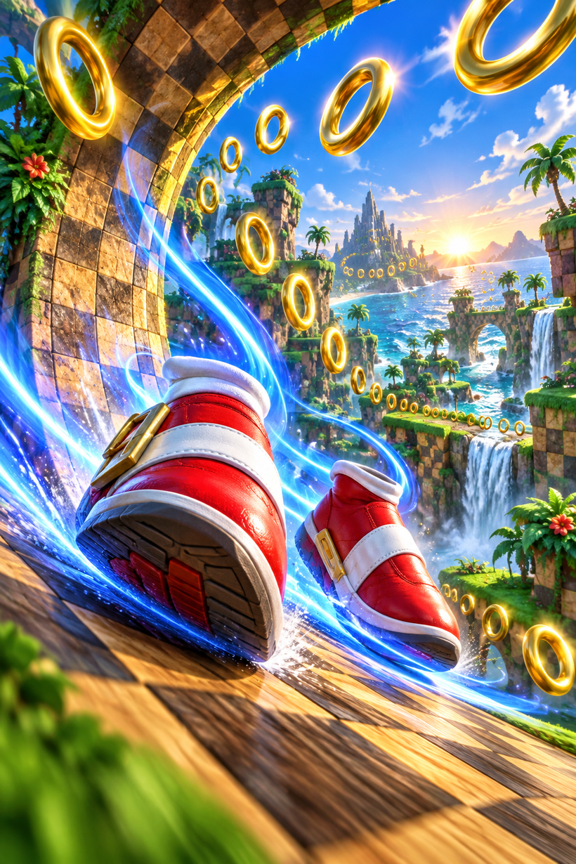 Sonic the Hedgehog Wall Art