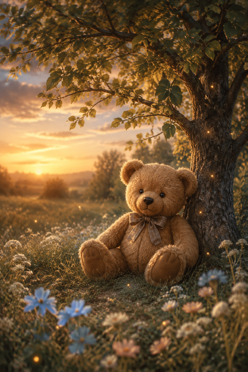 Teddy Bear Art Wall Art