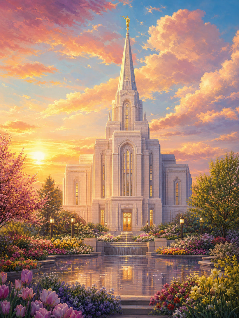 The LDS Temple Wall Art
