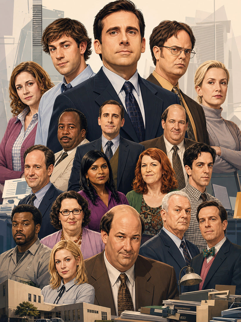 The Office Characters Wall Art