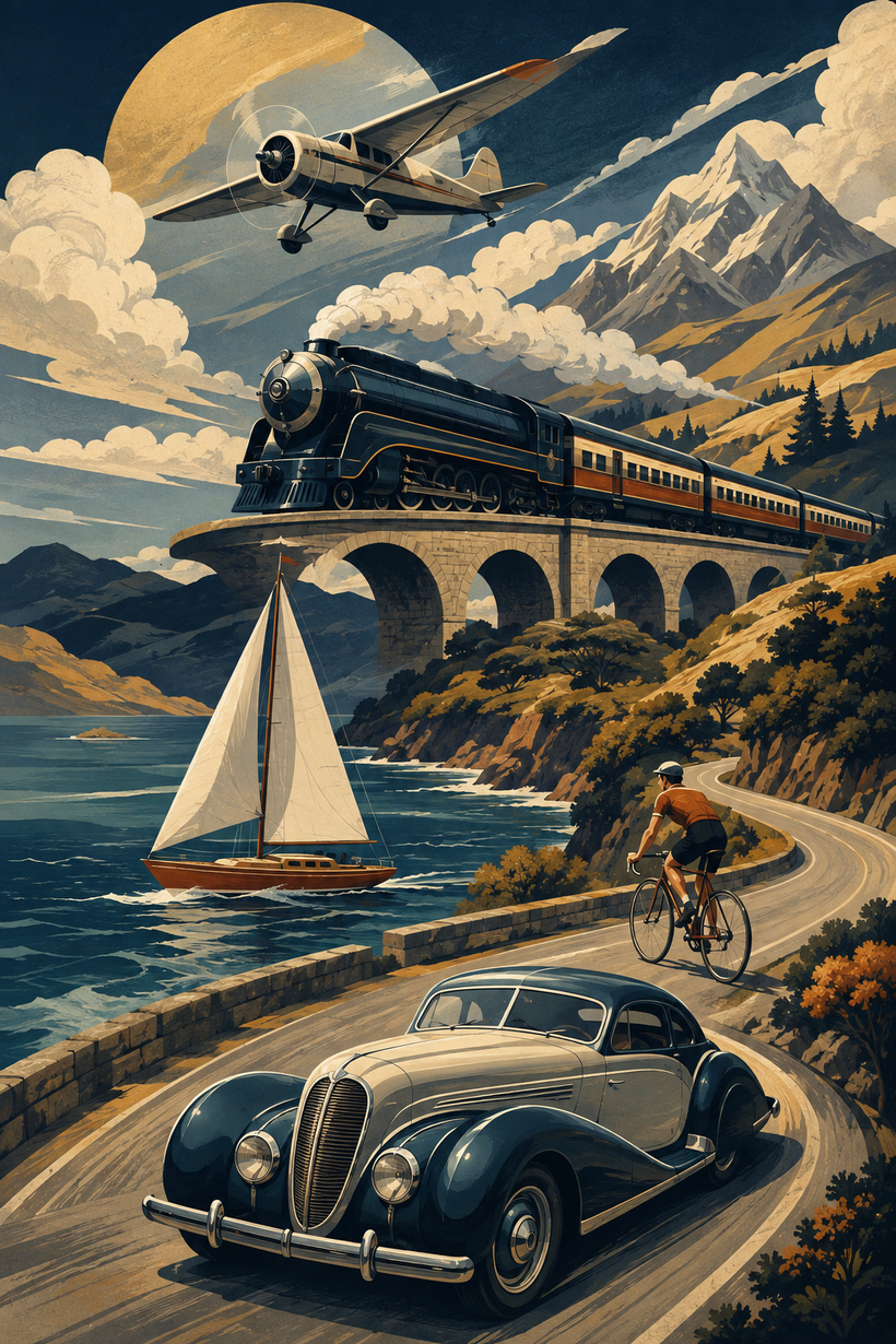 Vehicles and Transportation Wall Art