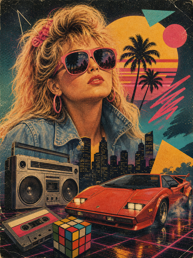 80’s Nostalgia Wall Art