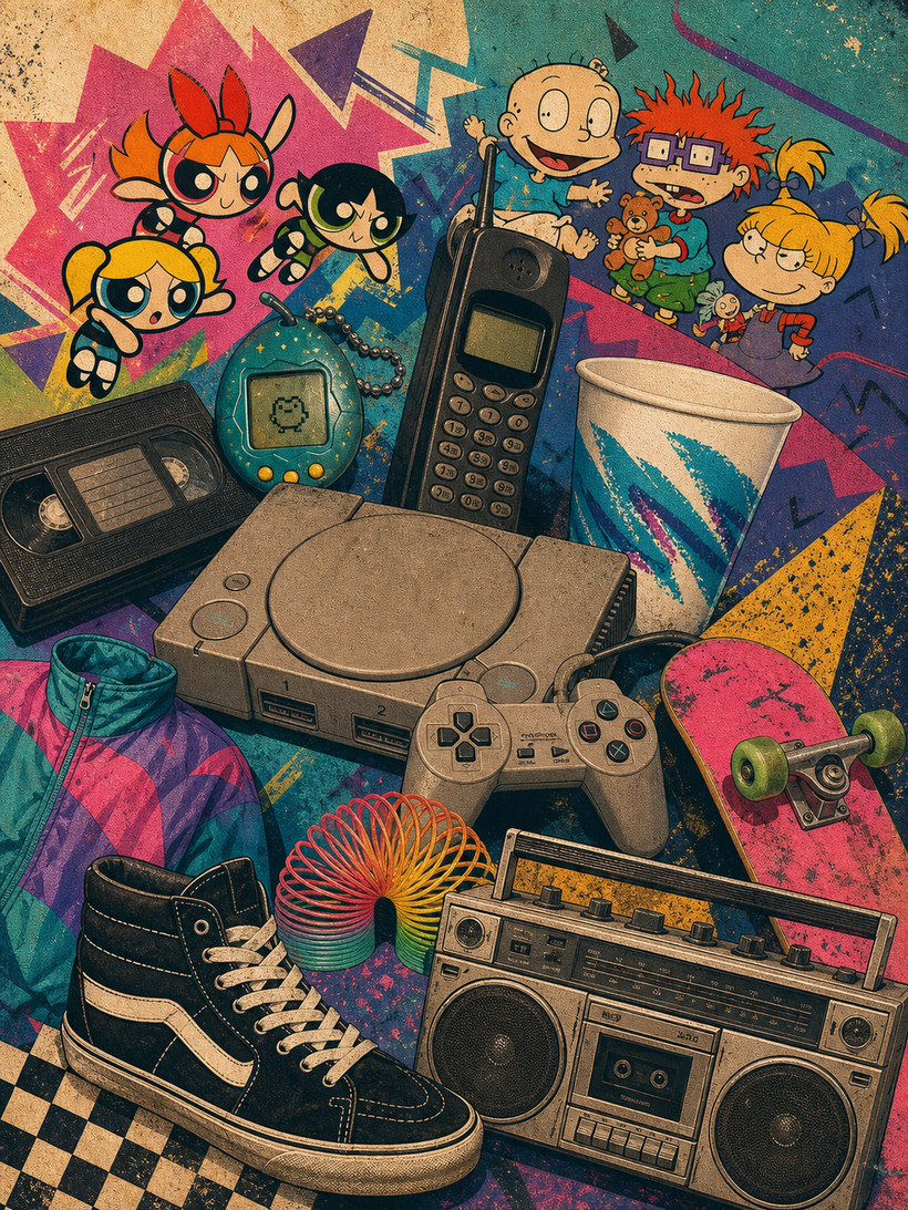 90’s Nostalgia Wall Art