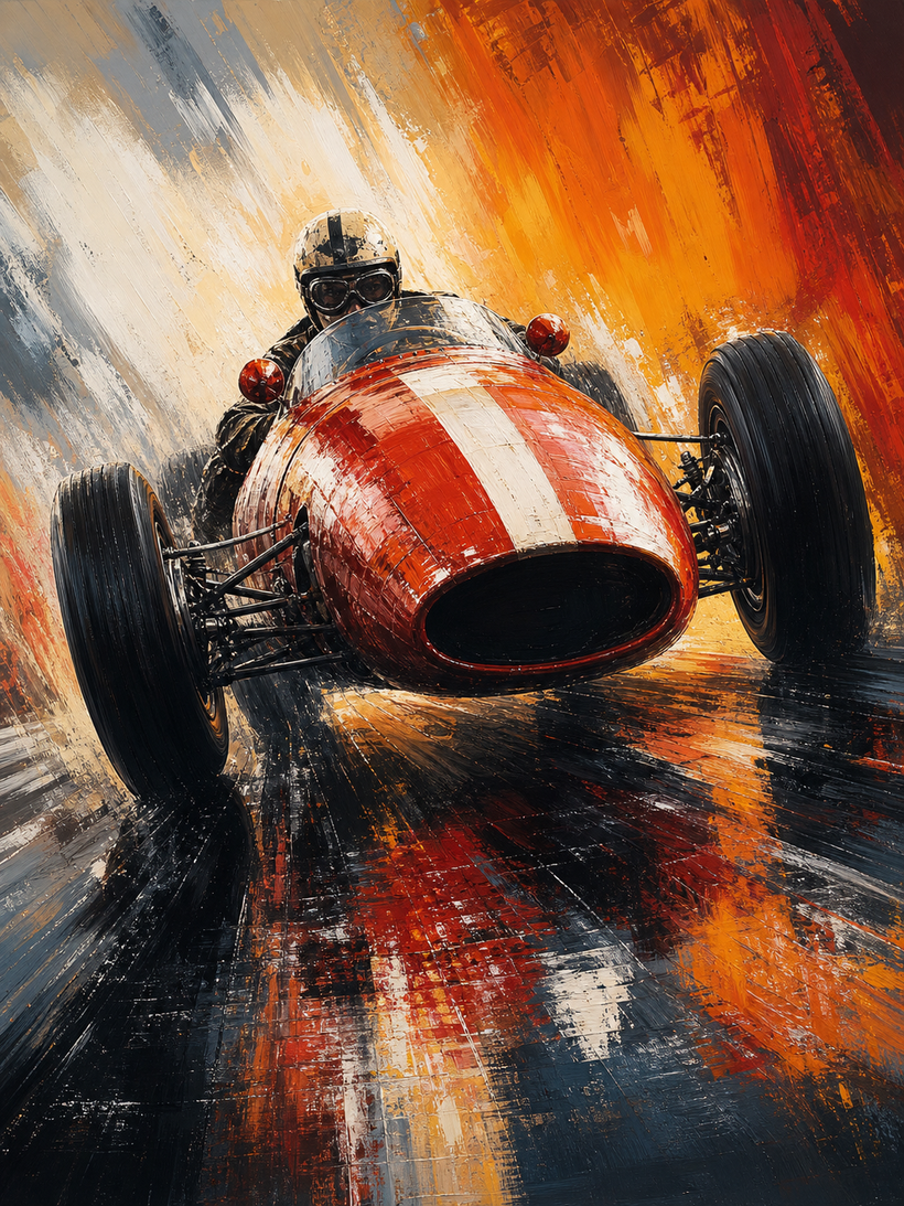 Auto Racing Wall Art