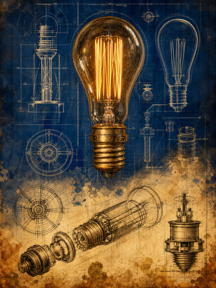 Blueprint & Patent Sketches Wall Art