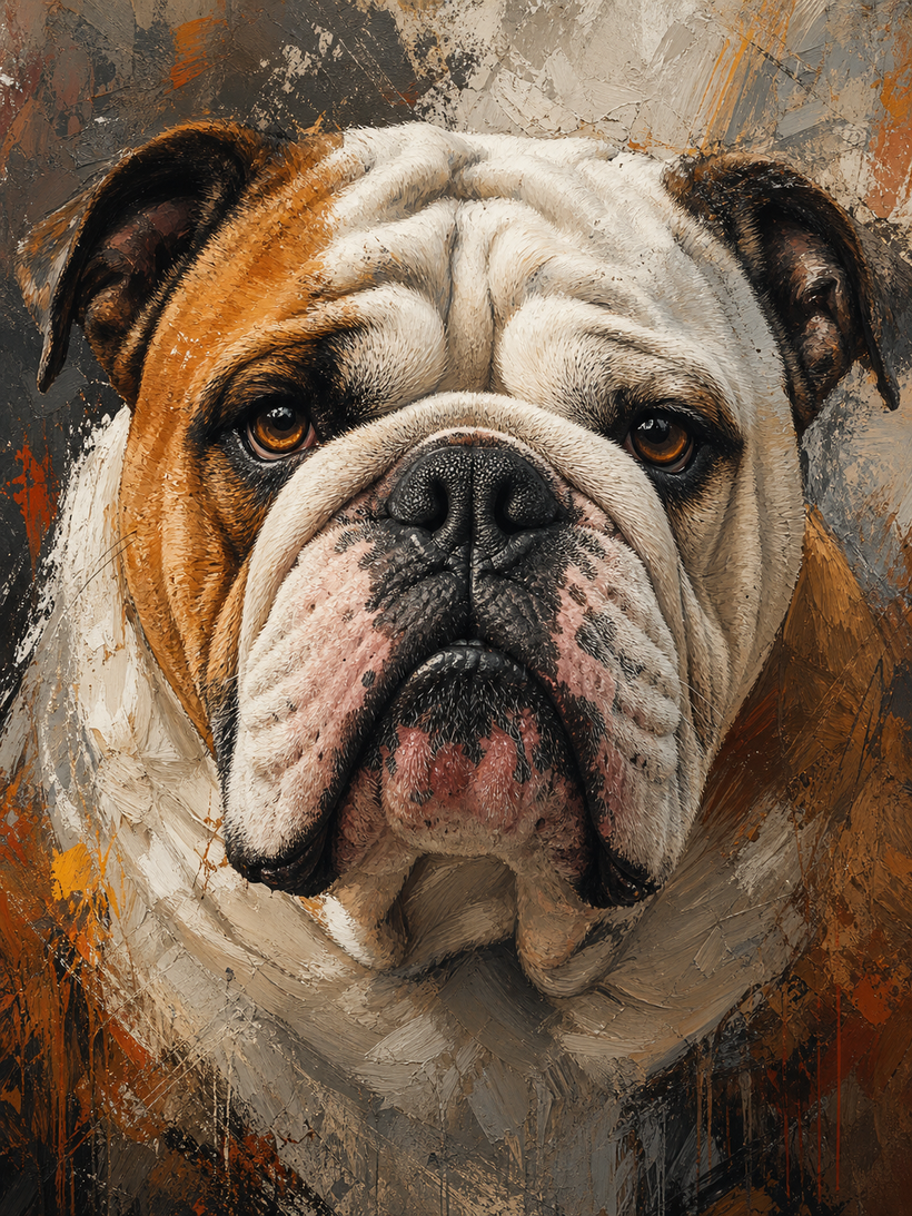 Bulldog Wall Art