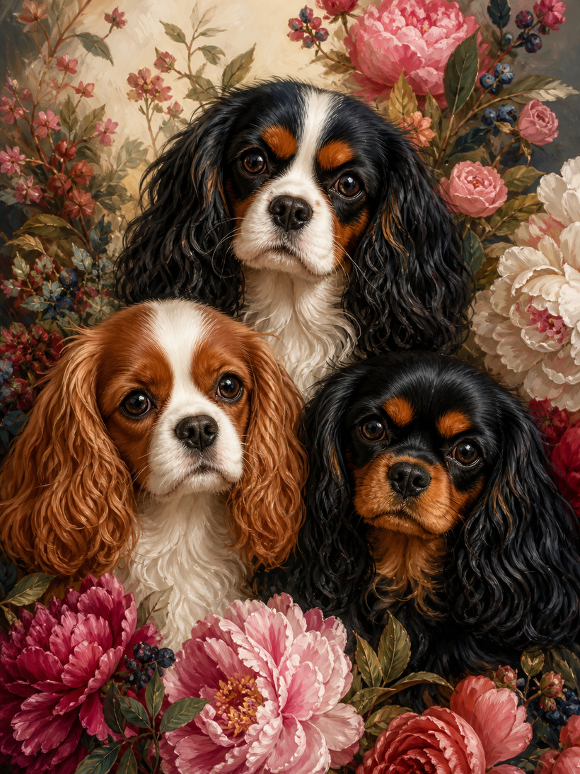 Cavalier King Charles Spaniels Wall Art