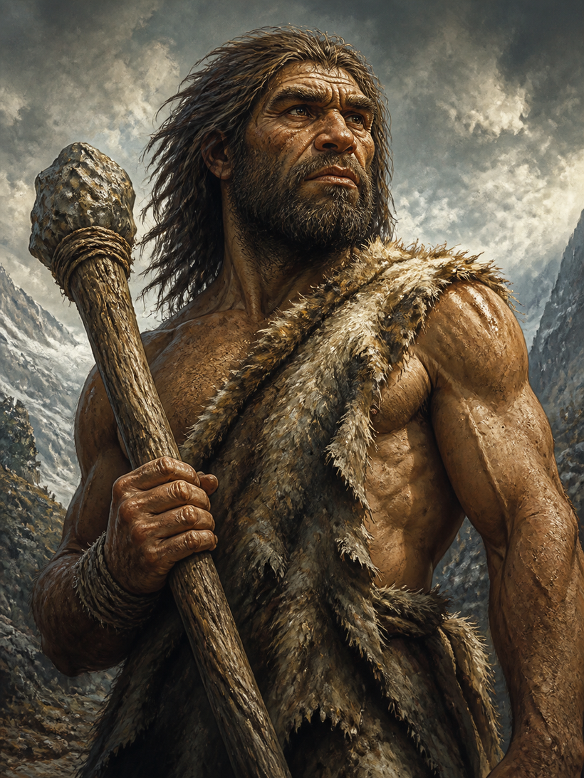 Cave Man Wall Art