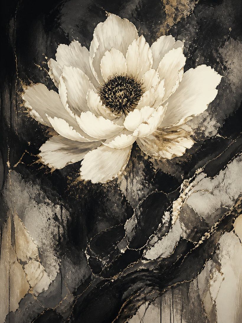 Charcoal, Onyx, and Ivory Wall Art