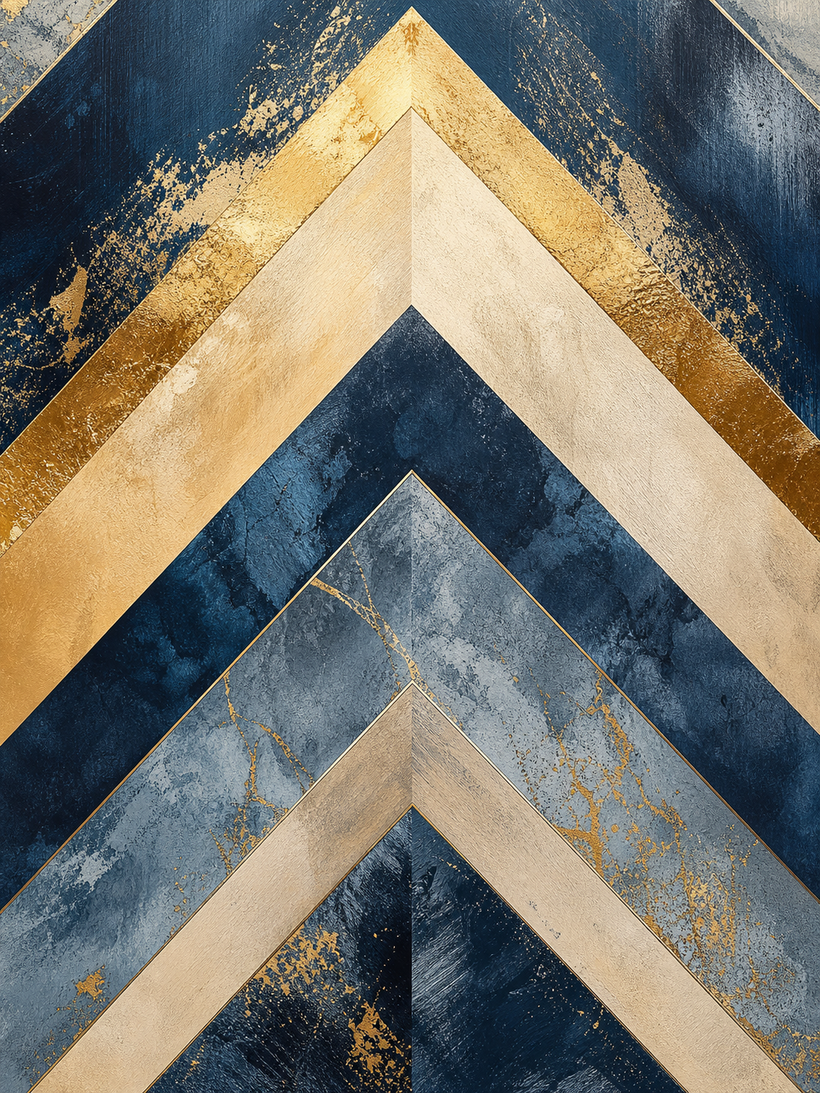 Chevron Pattern Wall Art