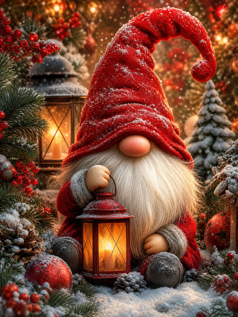 Christmas Gnome Wall Art