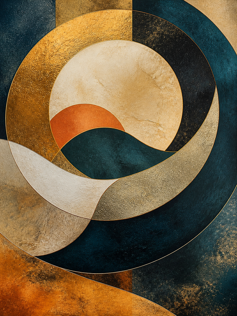 Circular Abstract Wall Art
