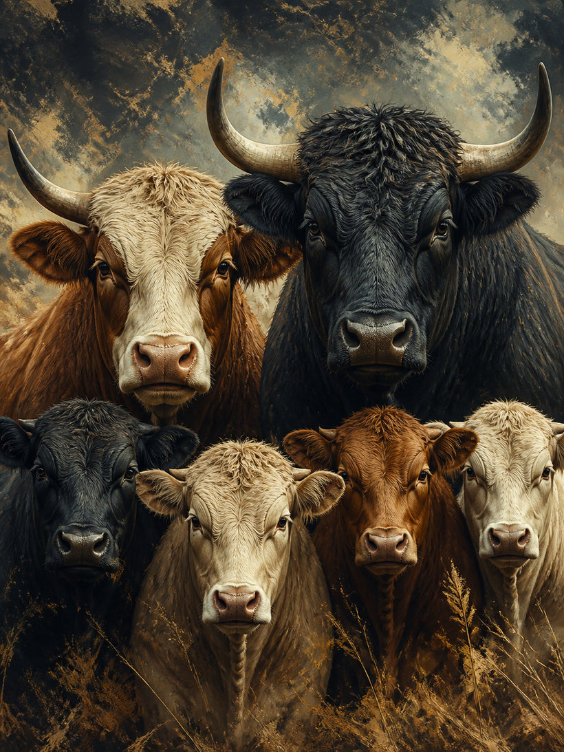 Cows & Bulls Wall Art