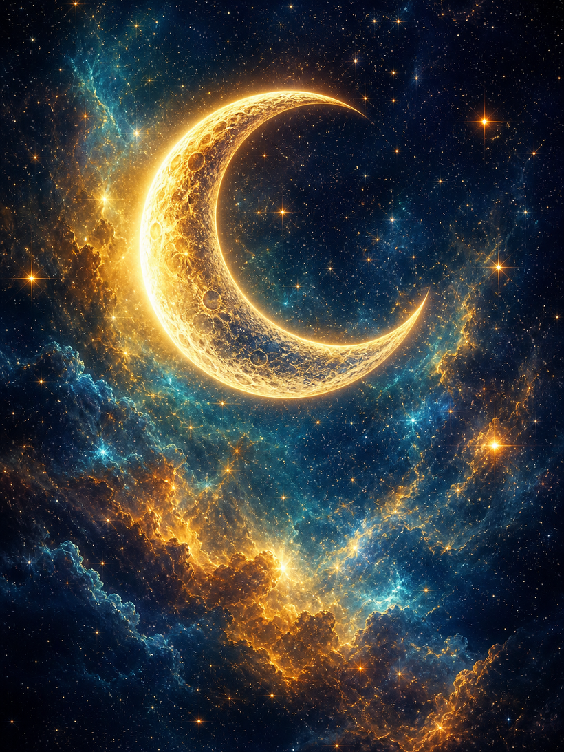 Crescent Moon Wall Art