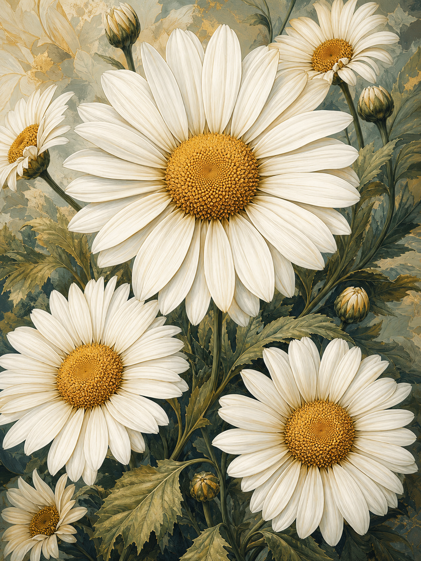 Daisy Flower Wall Art
