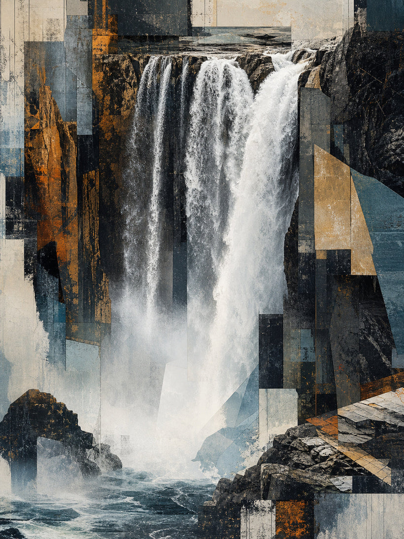 Deconstructed Falls Wall Art