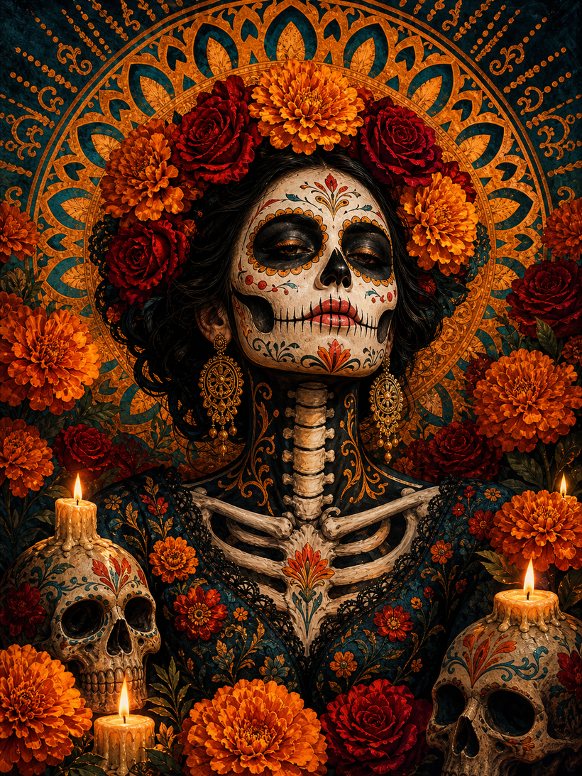Dia de los Muertos Wall Art