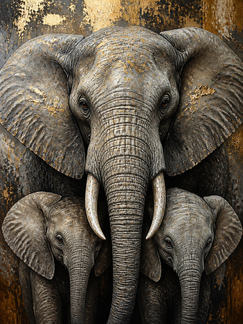 Elephants Wall Art