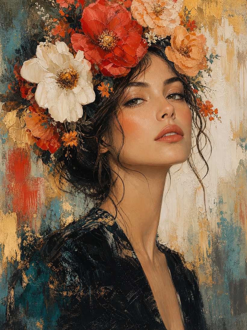 Floral Portraits Wall Art