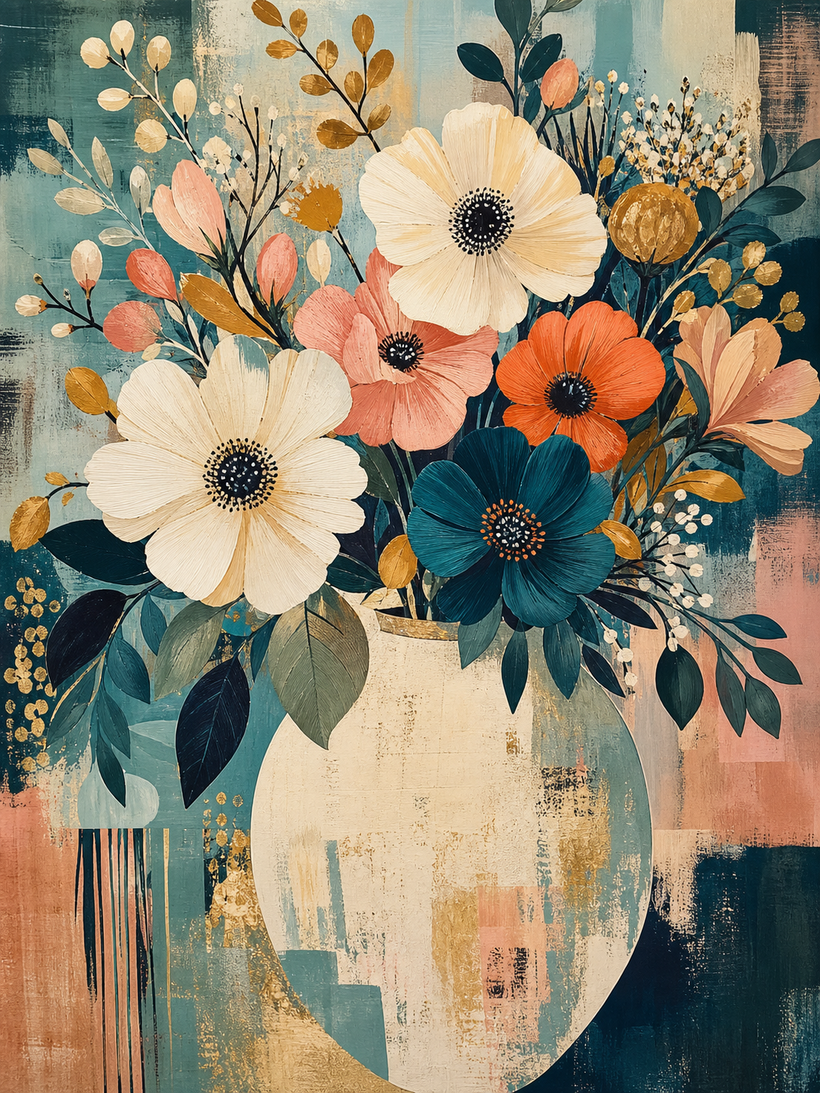Flower Bouquet Wall Art