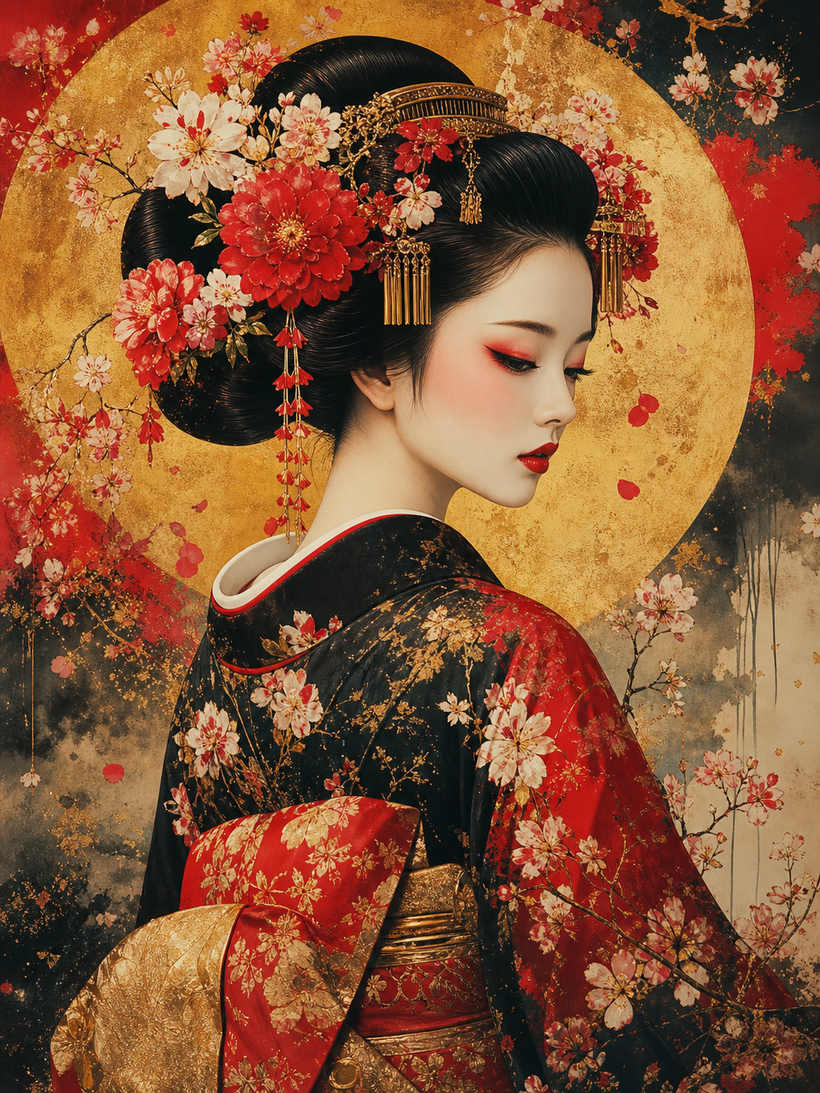 Geisha Wall Art