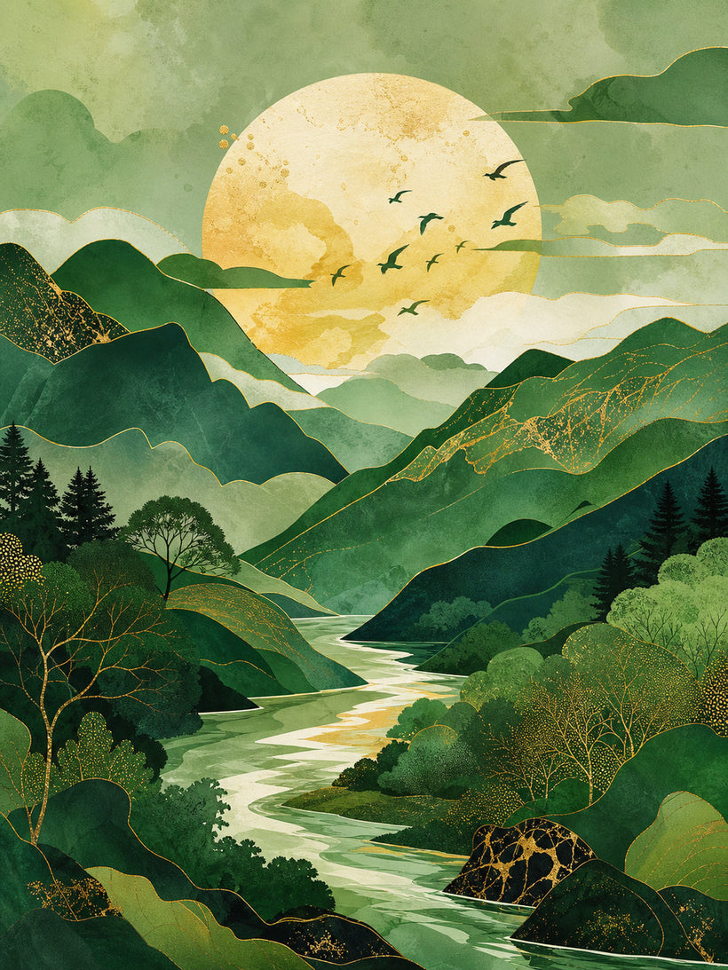 Green Wall Art