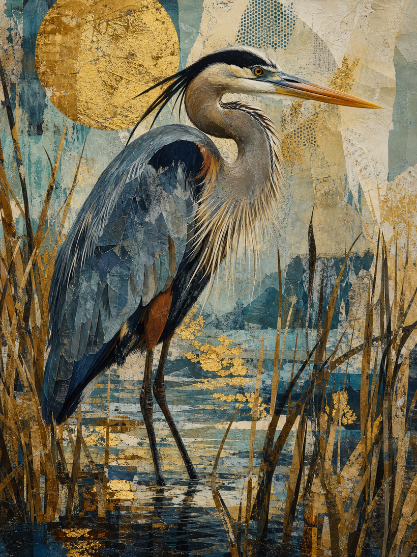 Heron Wall Art