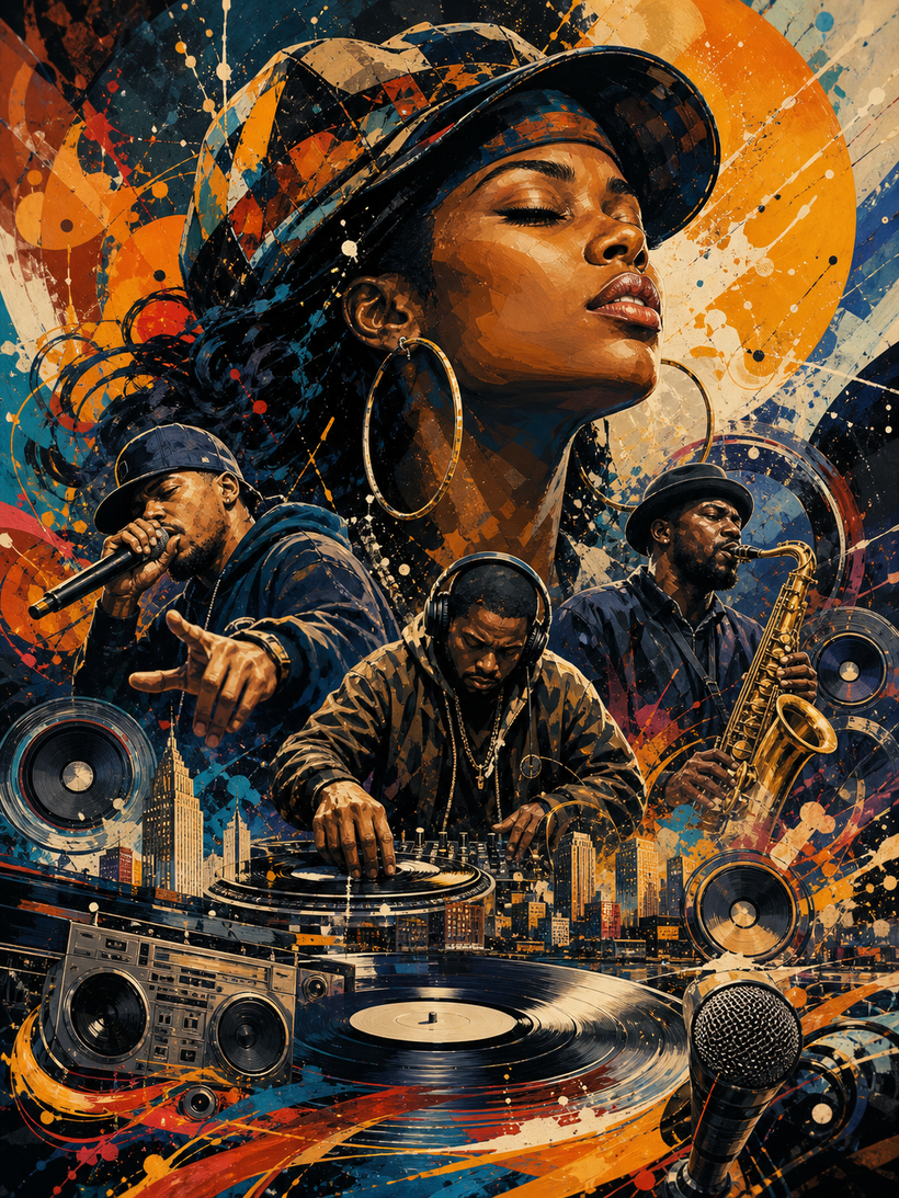 Hip Hop Wall Art