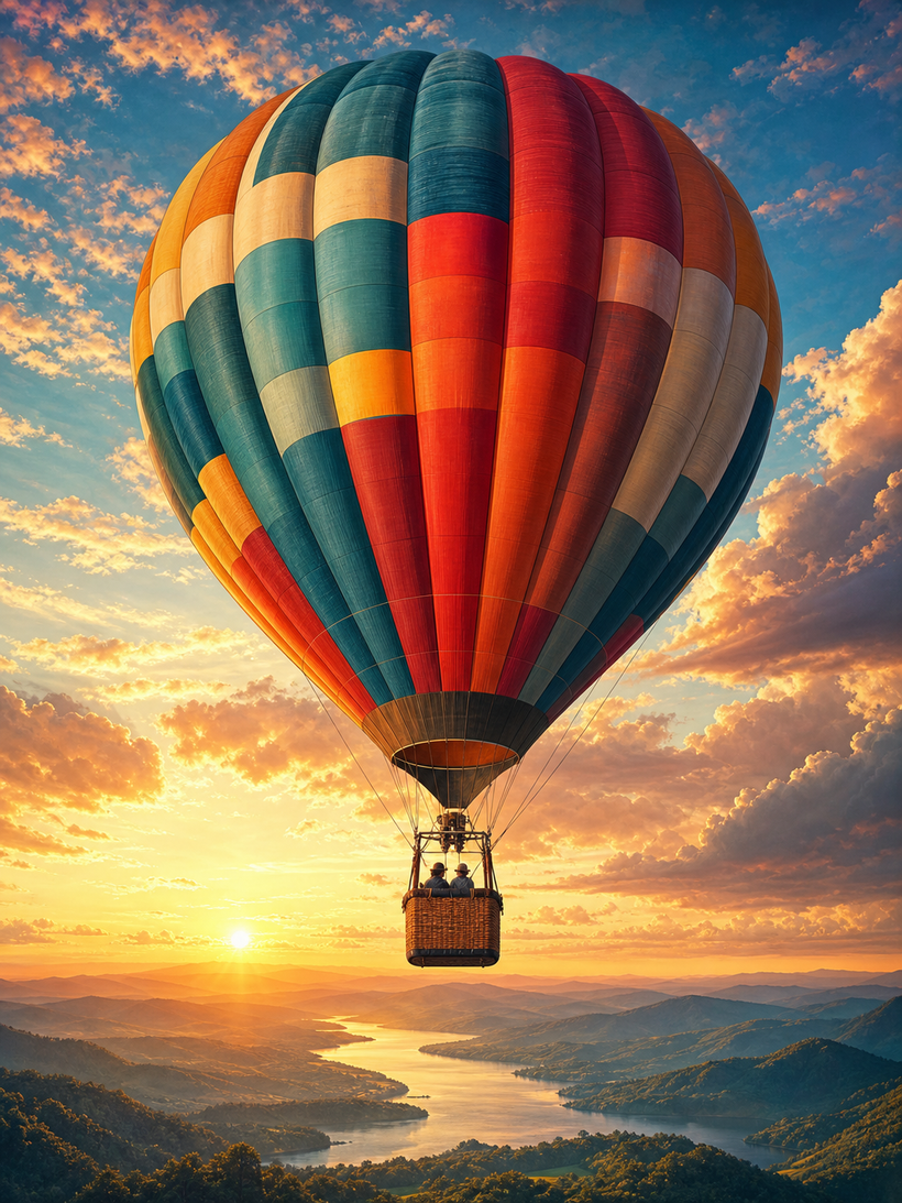 Hot Air Balloon Wall Art