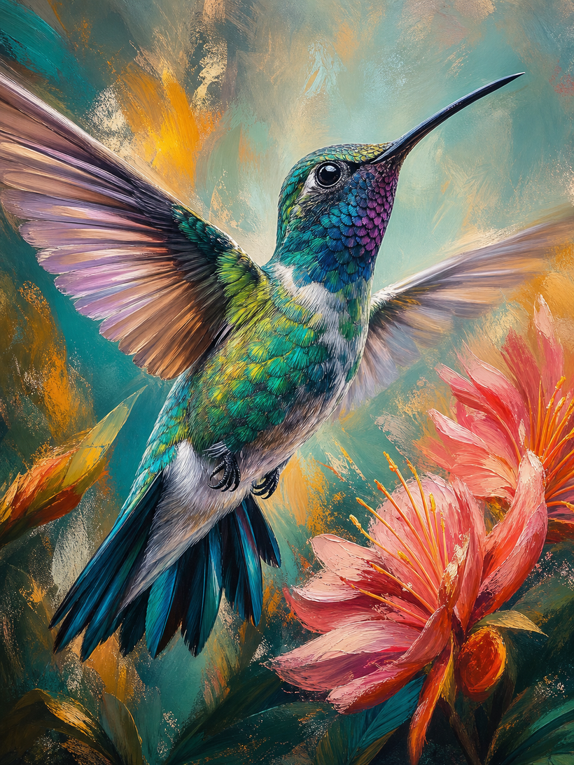 Humming Bird Wall Art